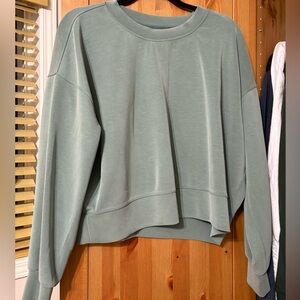 lululemon athletica Dusty Green Sweatshirt